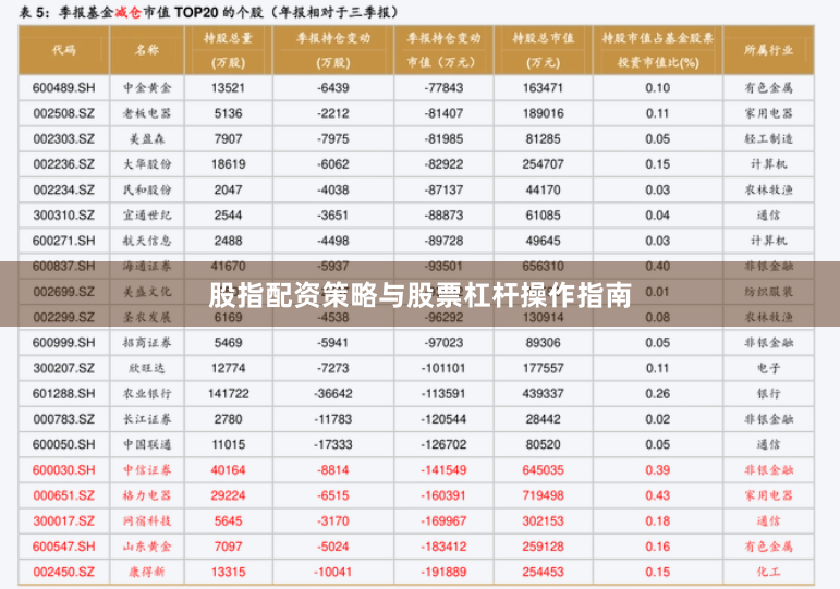 股指配资策略与股票杠杆操作指南